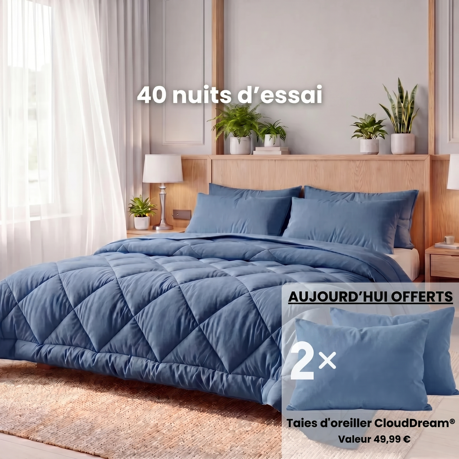 EasySleep® – La couette 2-en-1 à séchage rapide qui remplace vos draps