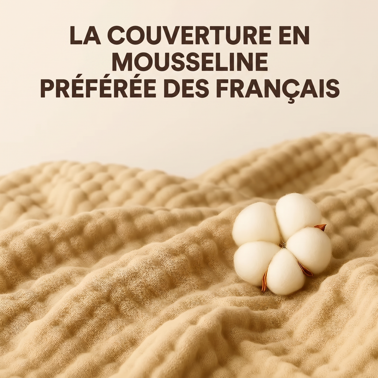 Couverture en mousseline douce