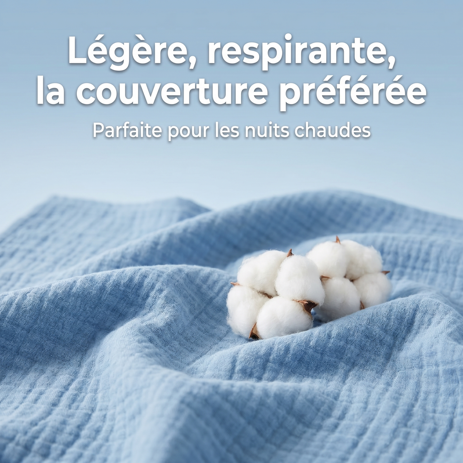 Couverture en mousseline douce